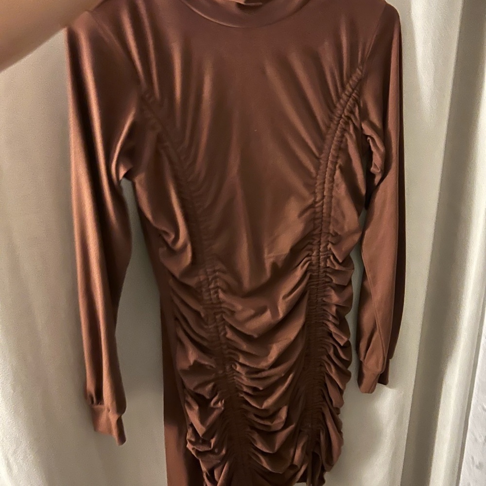 Shein brown dress